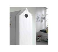 Armoire cabane enfant en bois blanc - AR2027-1
