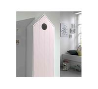Armoire cabane enfant en bois rose - AR2027-1