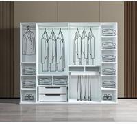 Armoire chambre à coucher 255 cm moderne grande armoire