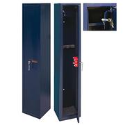 Armoire Coffre fort 3 Fusils avec Coffre Trésor Porte-Fusils Armurerie 24 x 24 x 143 cm