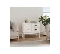 vidaXL Armoire console - Blanc