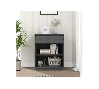 vidaXL Armoire console Gris 60x34x75 cm