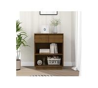 vidaXL Armoire console - Marron miel
