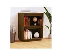 Armoire console Marron miel 60x34x75 cm Bois de pin solide813822