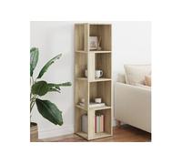 Armoire d angle Chêne sonoma 33x33x132 cm Bois d’ingénierie Chêne sonoma G