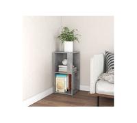 vidaXL Armoire d'angle Gris béton 33x33x67 cm Bois d'ingénierie