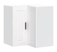 vidaXL Armoire murale d'angle de cuisine Porto blanc bois d'ingénierie 854097