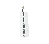 Armoire d apothicaire blanc 30x41x174,5 cm bois d ingénierie