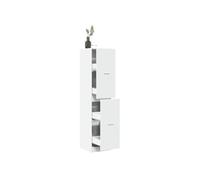 Armoire d apothicaire blanc 40x41x174,5 cm bois d ingénierie