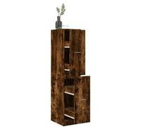 Armoire d apothicaire chêne fumé 30x41x144,5 cm bois ingénierie Chêne fumé G