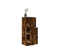 Armoire d apothicaire chêne fumé 40x41x118 cm bois d ingénierie
