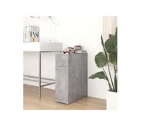 vidaXL Armoire d'Apothicaire, Meuble de Rangement, Armoire de Rangement, Organisateur de Maison Salon Salle de Séjour Intérieur, Gris Béton Bois d’Ingénierie