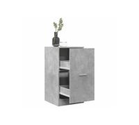 Armoire d apothicaire gris béton 40x41x77,5cm bois d ingénierie