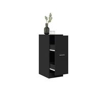 vidaXL Armoire d'apothicaire noir 30x41x77,5 cm Bois d'ingénierie