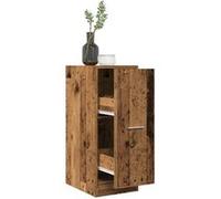 Armoire d apothicaire vieux bois 30x41x77,5cm bois d ingénierie Marron G