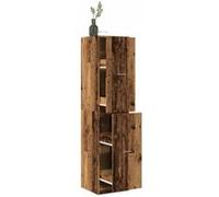 Vidaxl Armoire D'apothicaire Vieux Bois 40x41x174,5 Cm Bois Ingénierie Multicolore