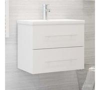 VIDAXL Armoire d'évier - Blanc