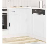 Armoire d'angle de cuisine Porto - vidaXL - Élément cuisine - Bois ingénierie - Blanc - 75 5x75 5x81 5 cm 251ljv87w