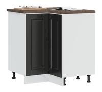 Armoire d'Angle de Cuisine Rangement Salon Intérieur Bois d'Ingénierie vidaXL