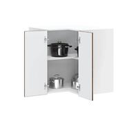 Vidaxl Armoire D'angle Murale De Cuisine Lucca Chêne Fumé