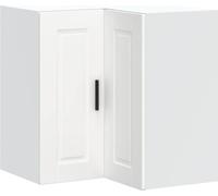 Armoire d'angle murale de cuisine Porto blanc bois d'ingénierie