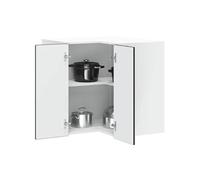 vidaXL Armoire d Angle Murale de Cuisine Porto Noir Bois d ingénierie