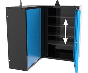 Armoire d'angle murale GWES 2TE