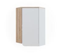 Armoire d'angle suspendue Karen, 42.4x75cm, Sonoma/Blanc, Vicco 51969