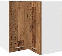 Armoire d'angle suspendue "Lyon" Bois ancien 57 x 57 x 60 cm Bois d'ingénierie