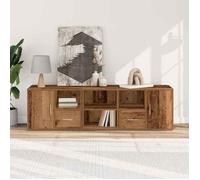 Armoire d'angle vieuxbois - vidaXL - Placard de rangement - Bois ingénierie - 160x40x45 cm @90450