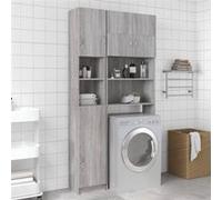 vidaXL Armoire de bain Sonoma gris 32x25,5x190 cm Bois d'ingénierie 815538