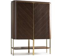 Armoire de bar Armoire en bois Bar brun boissons design bouteilles