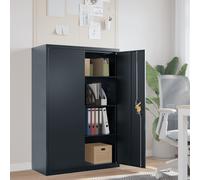 vidaXL Classeur anthracite 90x40x40 cm acier