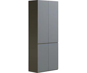 Armoire de bureau Armoire à dossiers Moderne Gris Haut Espace de rangement Portes verrouillables simple