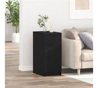 Armoire de bureau en chêne noir 33x50x75 cm Fabriquée en bois d ingénierie G