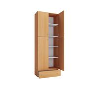 VCM XXL Armoire de Bureau Armoire de classement Livres Meubles de Bureau Classeur Lona 5f tiroir XXL Armoire de Bureau Armoire de classement Livres Meubles de Bureau Classeur Lona 5f tiroir Hêtre