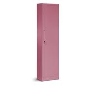 Armoire de Bureau Métallique C001A Porte Battante Verrouillable 4 étagères revêtement en poudre 185 x 45 x 40 cm,
