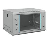 Armoire de bureau Vidaxl Armoire réseau avec stockage Gris 53 x 45 x 30 cm Acier