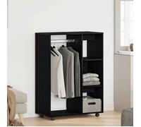 vidaXL Armoire en chêne Noir 80x40x110 cm Bois d'ingénierie
