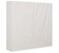Armoire de chambre VIDAXL - Style Élégance Chic - Blanc - 2 portes - Bois massif - 173x40x170 cm