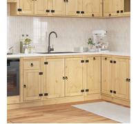 Armoire de chambre - VIDAXL - Vidaxl - Bois de pin massif - Miel - 80 x 46 x 81,5 cm
