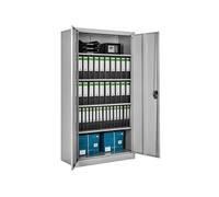 Armoire de classement en acier lâqué époxy gris