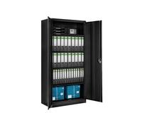 Armoire de classement en acier lâqué époxy noir
