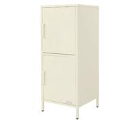Armoire de Classement Métallique Crème 40x101,5x40 cm