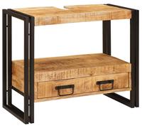 Armoire de coiffeuse avec tiroir Marron Bois de mangue massif