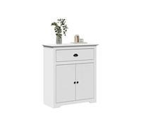 Armoire de couloir BODO blanc 80x35x90 cm