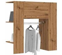 Armoire de couloir chêne artisanal 97,5x37x99cm bois ingénierie Marron G