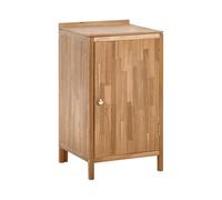Beliani Armoire de Cuisine Extérieur avec 2 Étagères et Plan de Travail 50 x 50 x 90 cm en Bois d'Acacia Marron Venosa