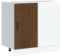 Armoire de cuisine Kalmar chêne marron bois d'ingénierie
