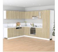 Armoire de cuisine Meuble bas de Cuisine, Armoire à four Chêne sonoma 60x46x81,5cm Aggloméré SQZR782350 Home - Living